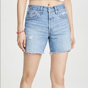 Levi’s 501 Mid Thigh Jean Shorts